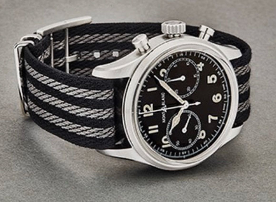 Montblanc Orologi: Montblanc 1858 Automatic Chronograph Ref 117835 VP 4200.- – Nuovo e nell'imballaggio originale da Embrach venduto da Canderau 6