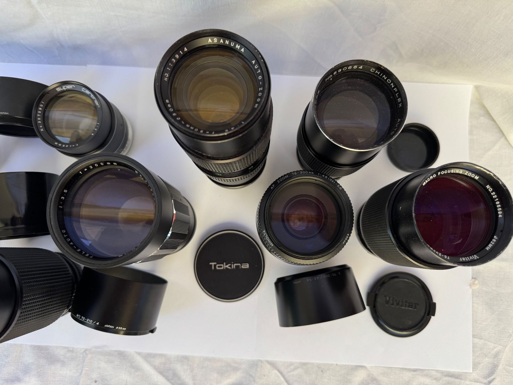 Minolta Obiettivi: Objektive aus Nachlass. Minolta AF und MD. – Usato da Milken venduto da hel_rry5
