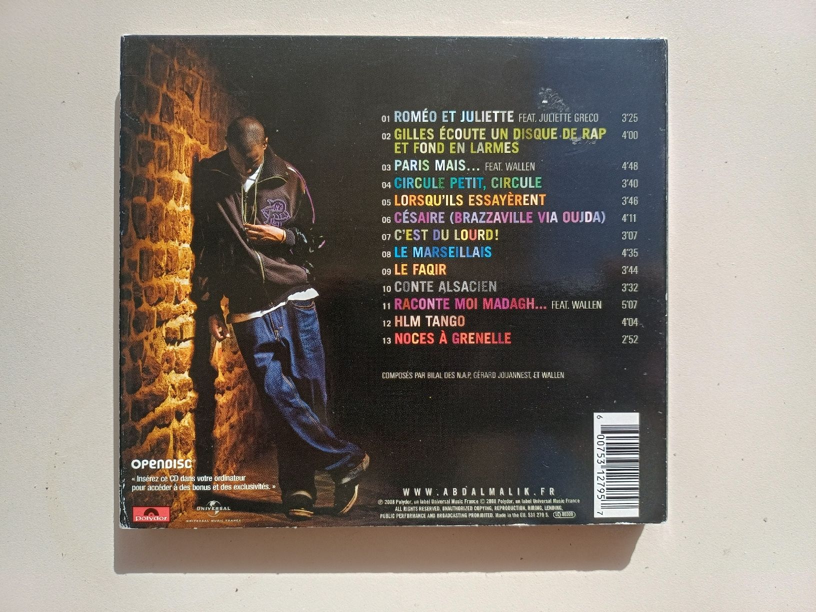 CDs: Abd Al Malik "Dante" CD – Gebraucht aus Begnins von Drastic-Sound 1