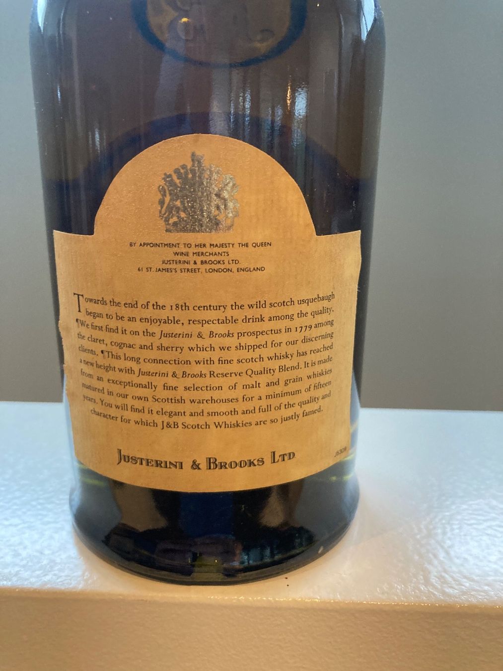 Bevande alcoliche: J + B 15 year von ca 1990 – Nuovo (secondo la descrizione) da Roggwil BE venduto da Maui2000 2