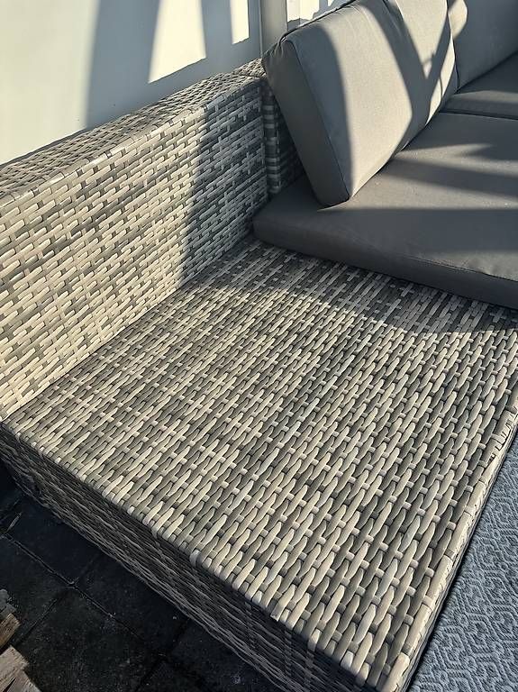 Liegen & Liegestühle: Garten Lounge Sofa Rattangeflecht grau Sesselmodul guter ... – Gebraucht aus Zürich von nic_x8t7 1