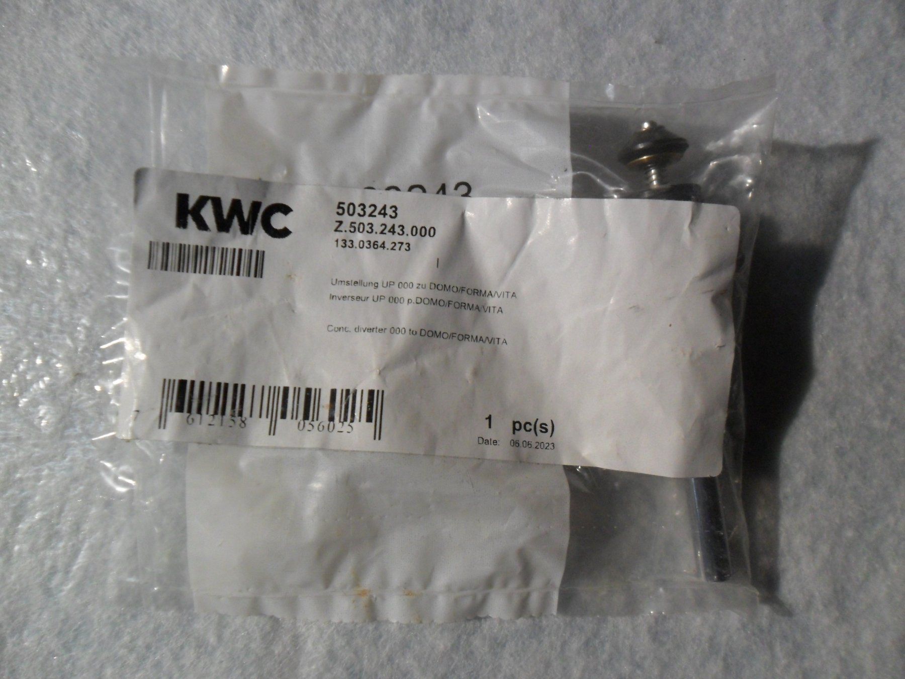 Kwc Rubinetteria: KWC Brauseumsteller – Usato da Aesch BL venduto da isc_85jd