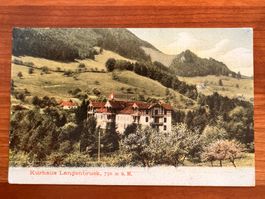 Postkarte Kurhaus Langenbruck1906 Litho (P600)