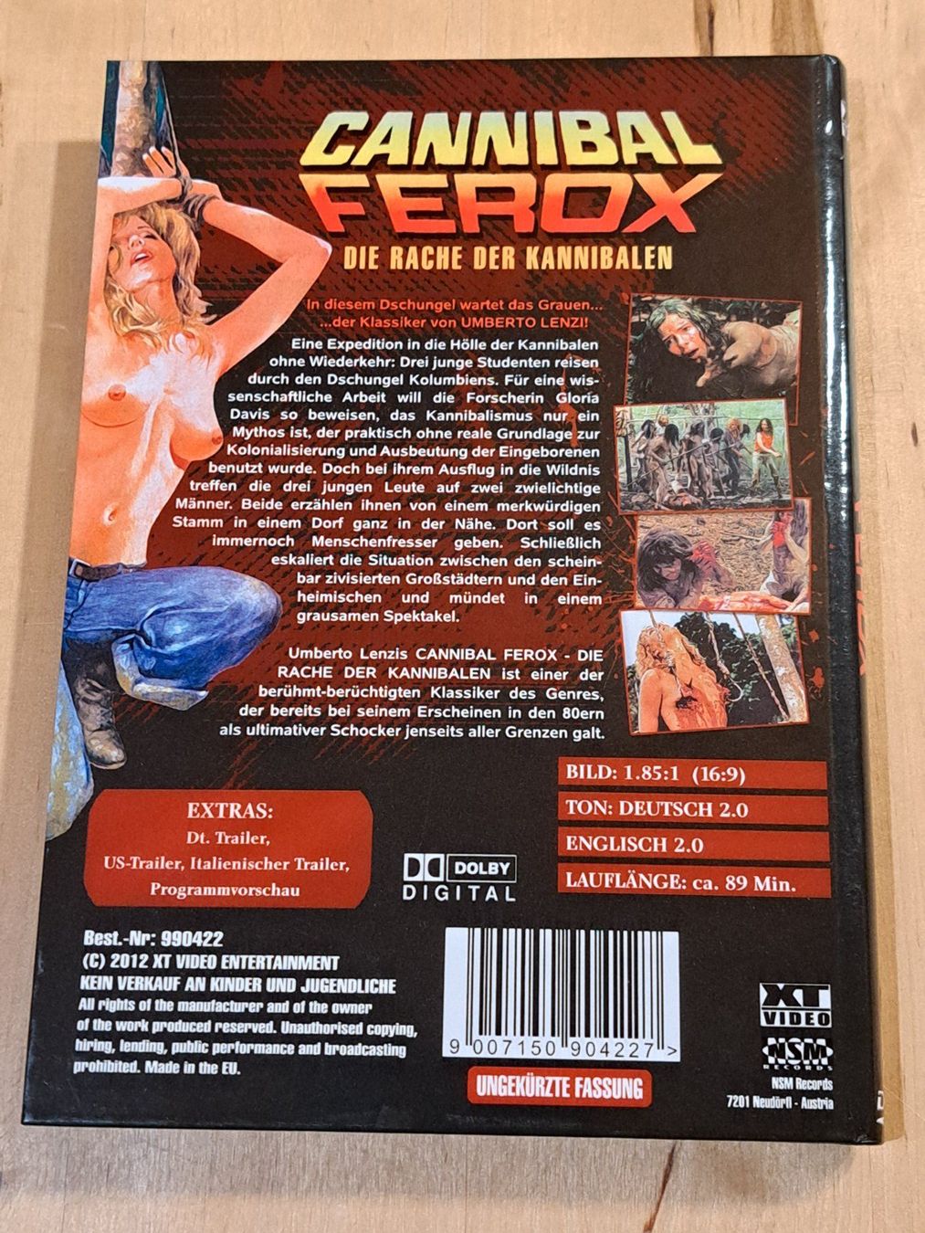 Alle DVDs: DVD CANNIBAL FEROX, Full Uncut Edition – Neu (gemäss Beschreibung) aus Unterseen von Kanica 2
