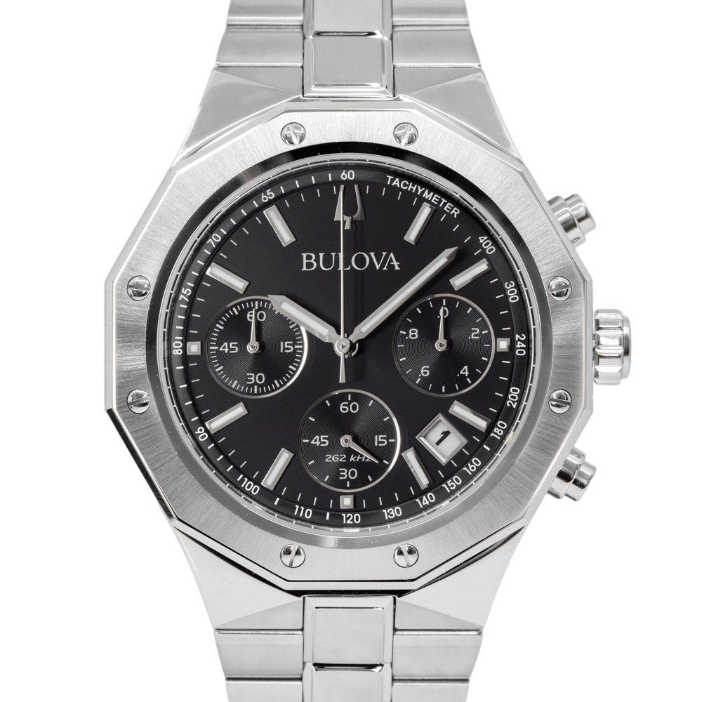 Bulova Orologi: Bulova Men's 96B410 Octagon Precisionist Quartz – Nuovo e nell'imballaggio originale da Schindellegi venduto da harveystore 1