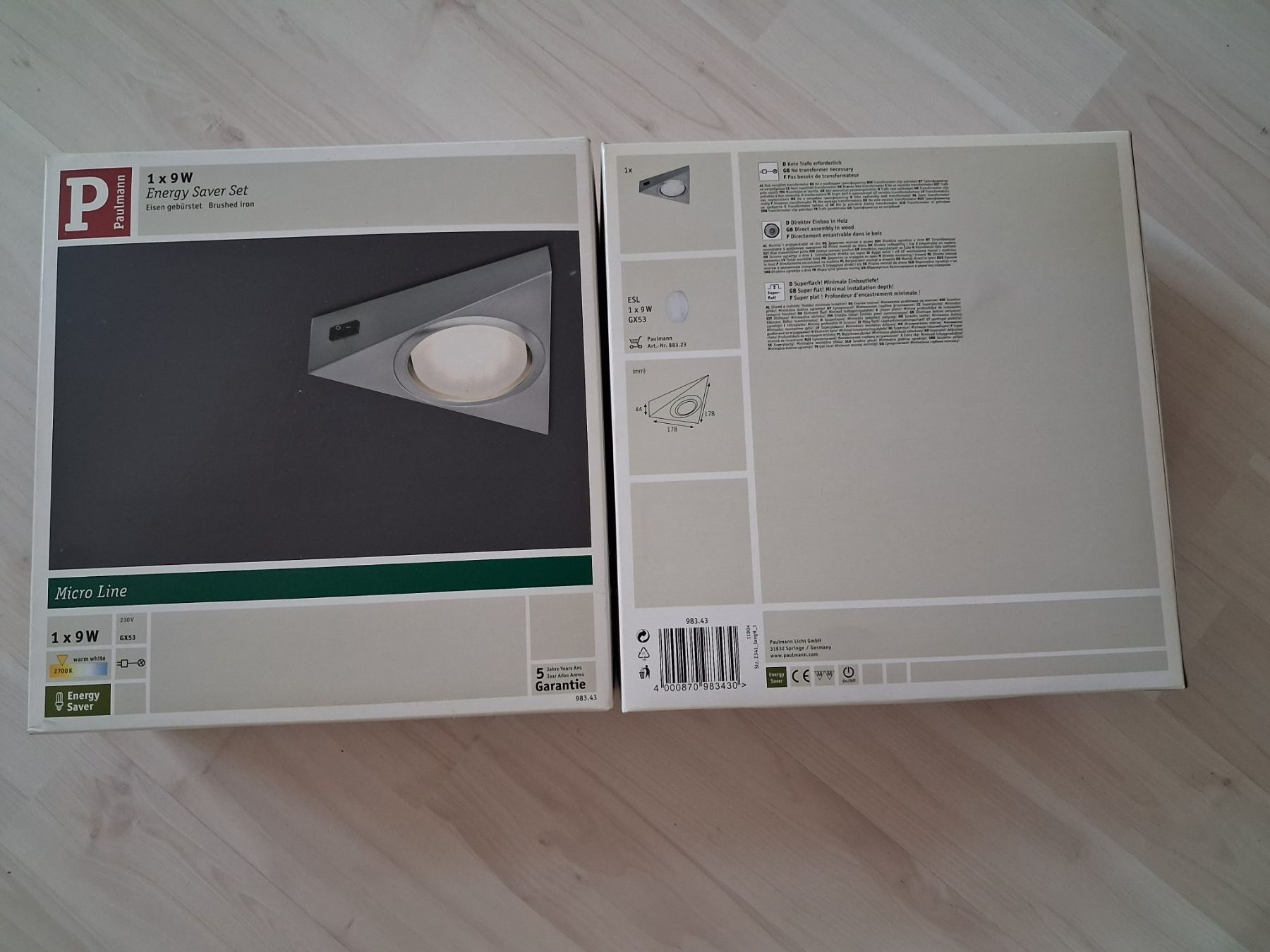 Paulmann Lampen: 3 X UNDERBAULAMPEN 9 WATT PAULMANN – Neu und originalverpackt aus langnau von Santos1411