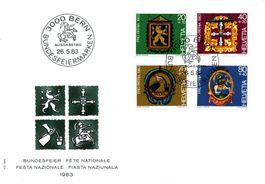Ersttagscouvert, Ersttagsbrief, Pro Patria 1983