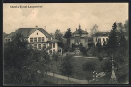 AK Langenthal, Bezirks-Spital, 1922