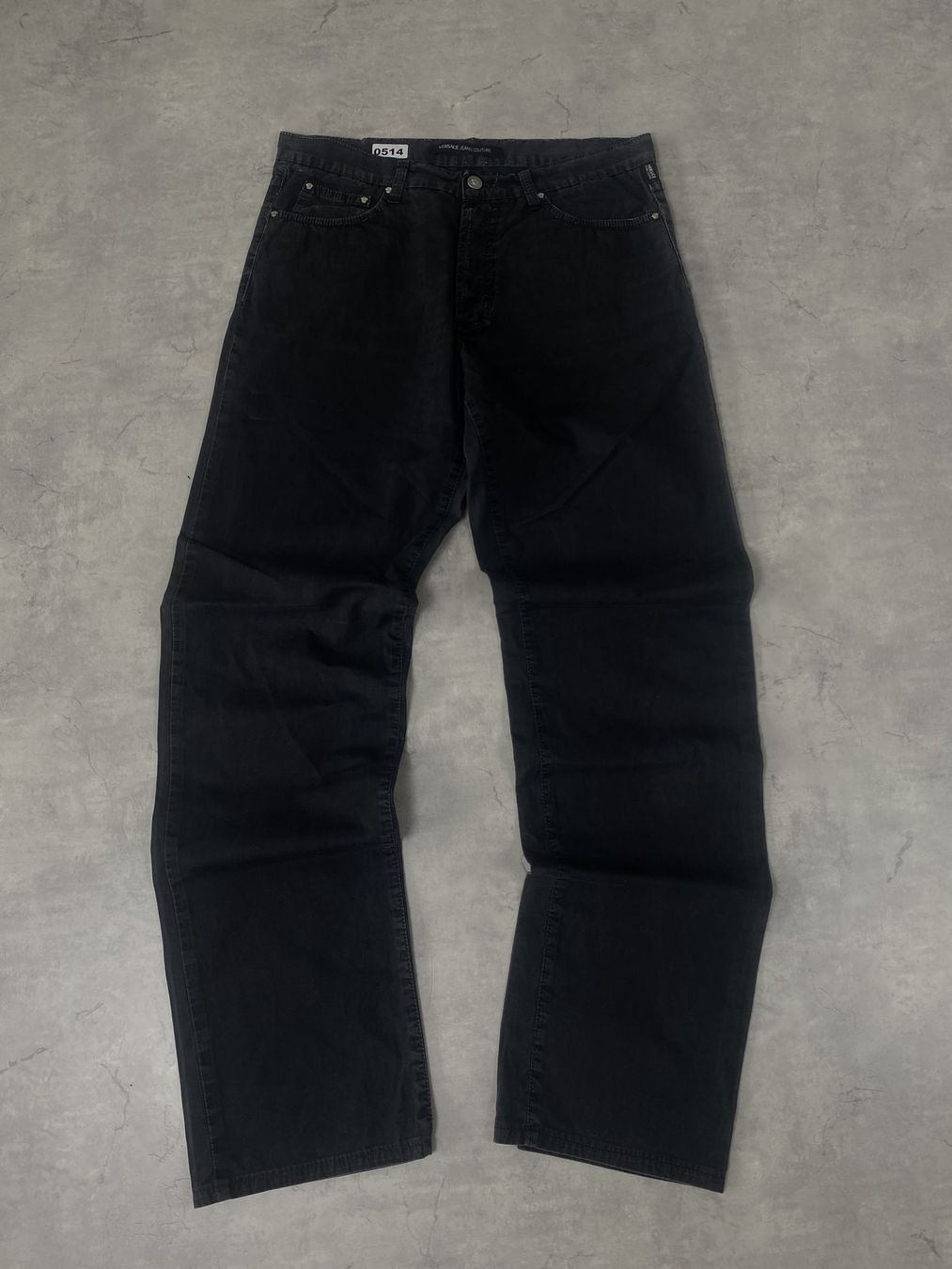 Versace Jeans: Versace Vintage Versace Backprinted Jeans Black – D'occasion à Wald ZH par Drue36sechs 2