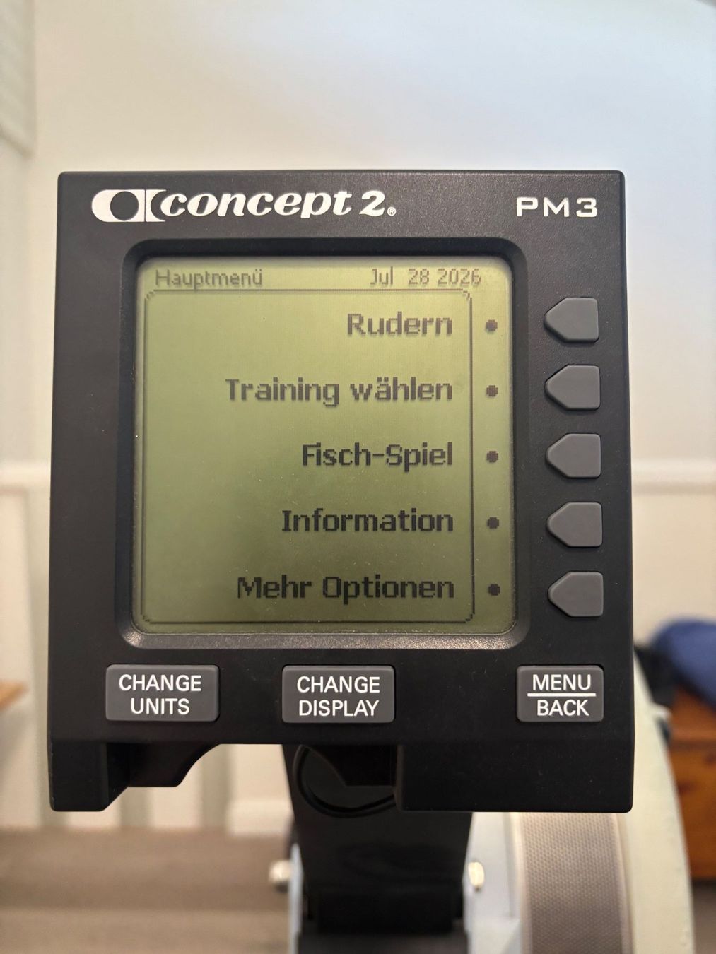Concept 2 Hometrainer: Concept2 Rudergerät PM3 guter Zustand – Usato da Büttikon AG venduto da Freiamt85 2