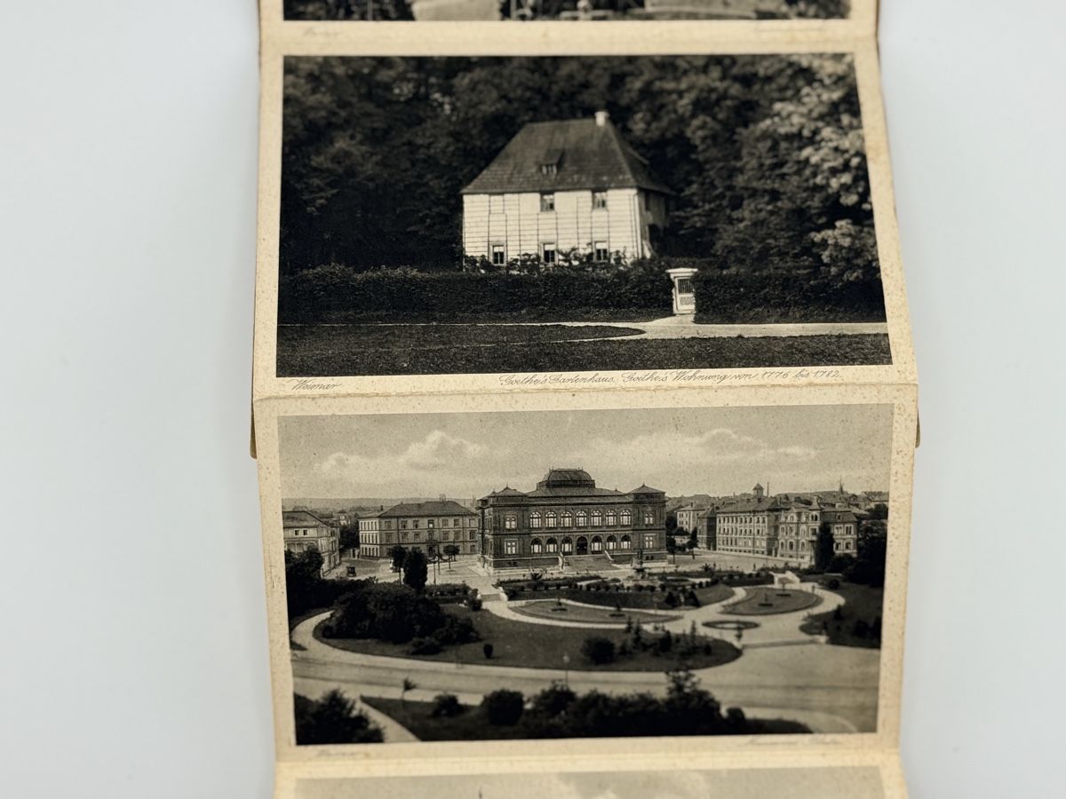 Ansichtskarten: 3 Postkartenhefte Barcelona Weimar Madrid – Gebraucht aus Zürich von Geniuss 6