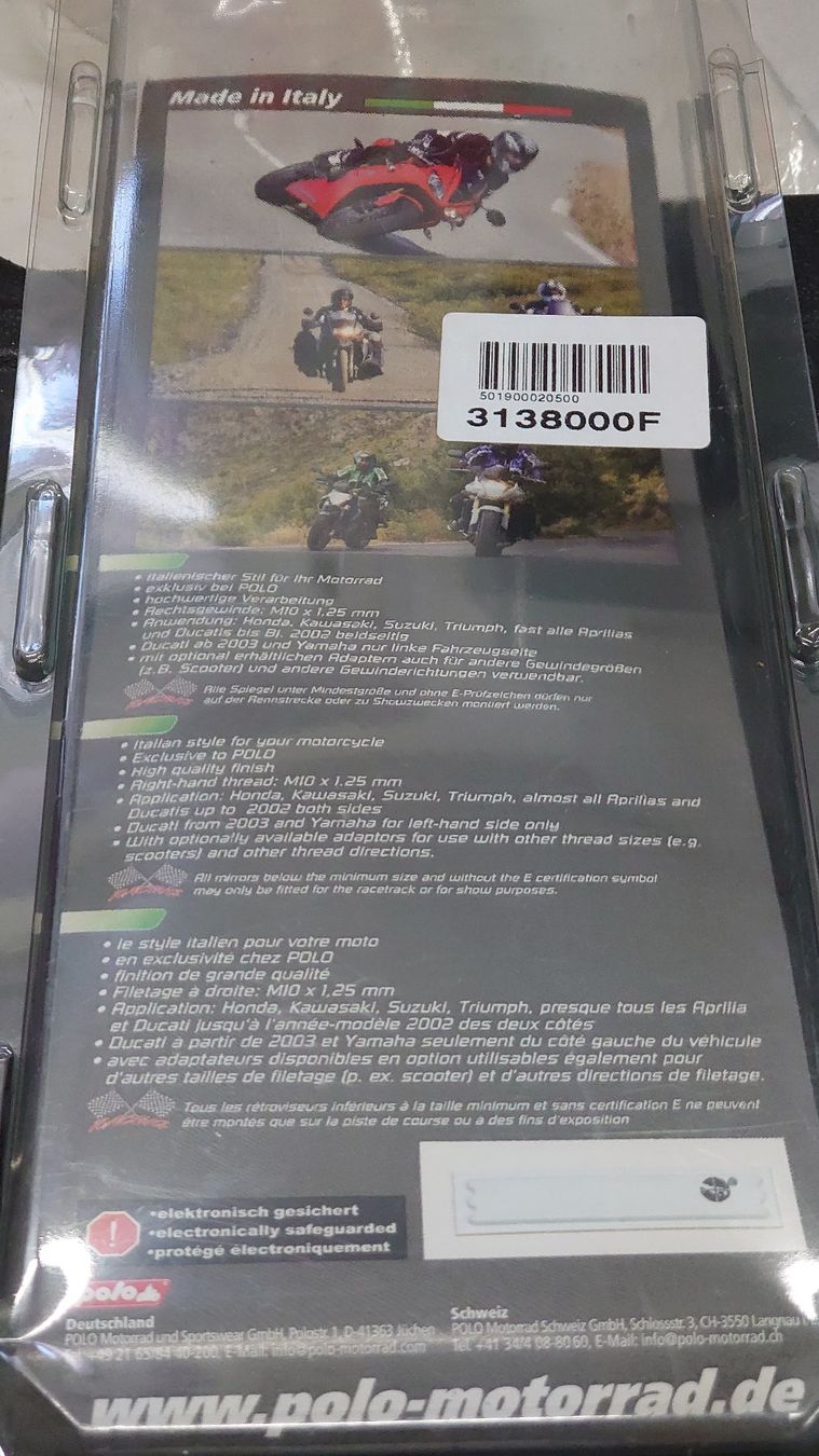 Alle Motorradersatzteile: Motorrad Rückspiegel – Gebraucht aus Olten von Danielsan1 2