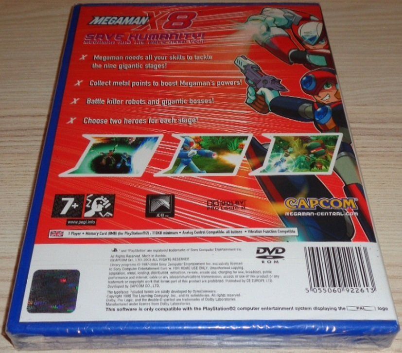 Capcom Giochi: Megaman X8 ***SEALED*** (PS2) – Nuovo e nell'imballaggio originale da Thun venduto da Gameparadise 1