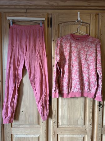 Calida Pyjama XS Rosa mit Blümchenmuster 🌸