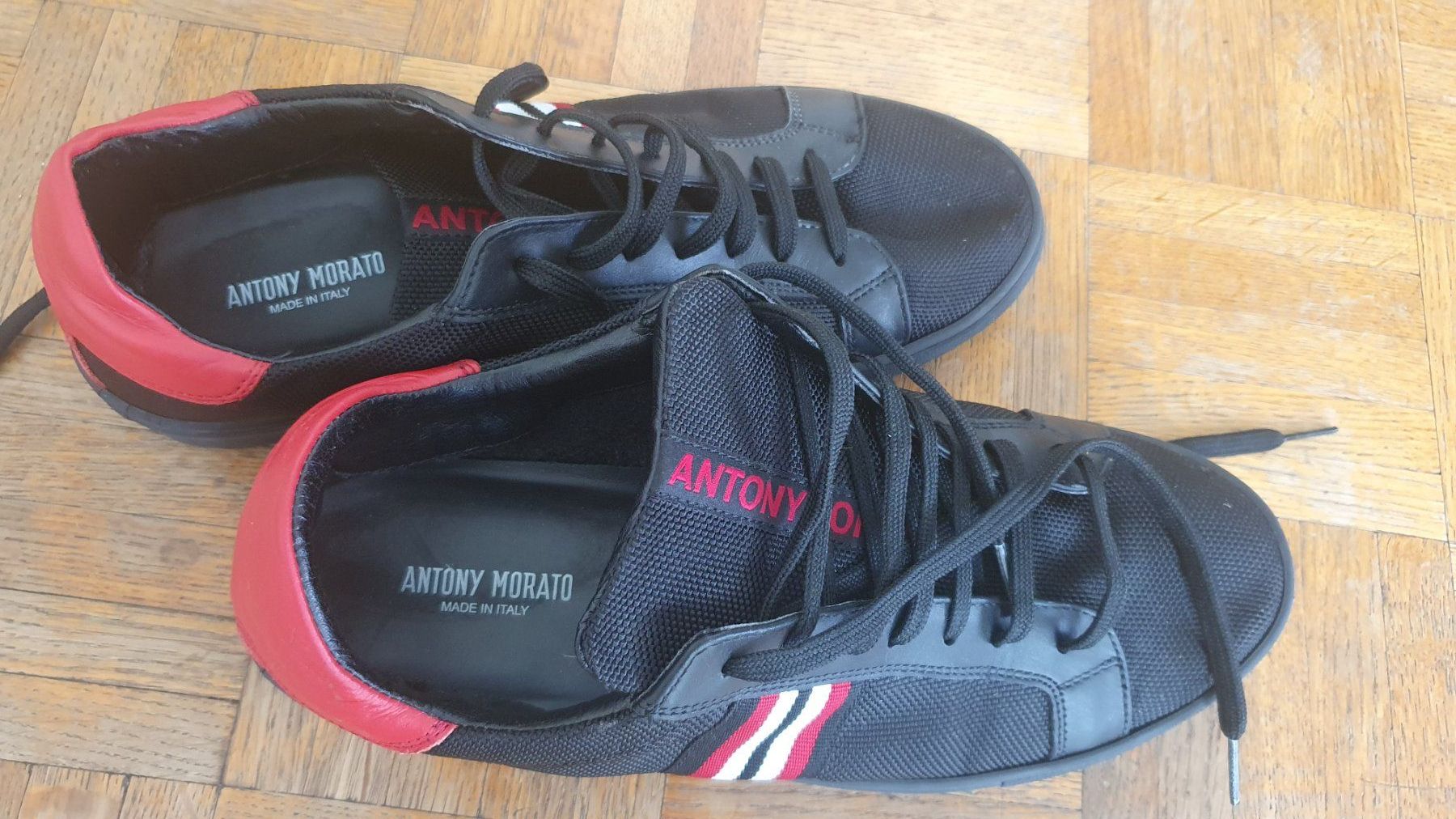 Herrenschuhe: ANTONY MORATO Sneaker, Schwarz/Rot, Gr. 42 – Gebraucht aus Zürich von Kadija6 4