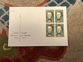 1 Erstagsbrief LI  1964 Vererblock