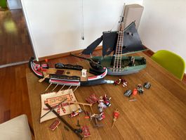 Playmobil Konvolut Römische Galeere 5390 Piratenschiff 5238