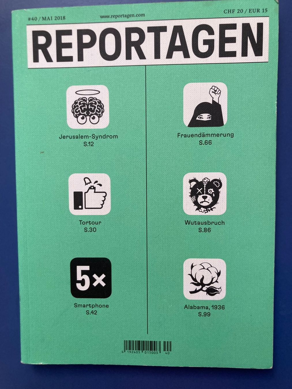 Riviste & Magazine: Reportagen 40 – Usato da Bern venduto da sabah62