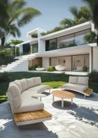 Gartenmöbel Lounge Set Lounza Beige