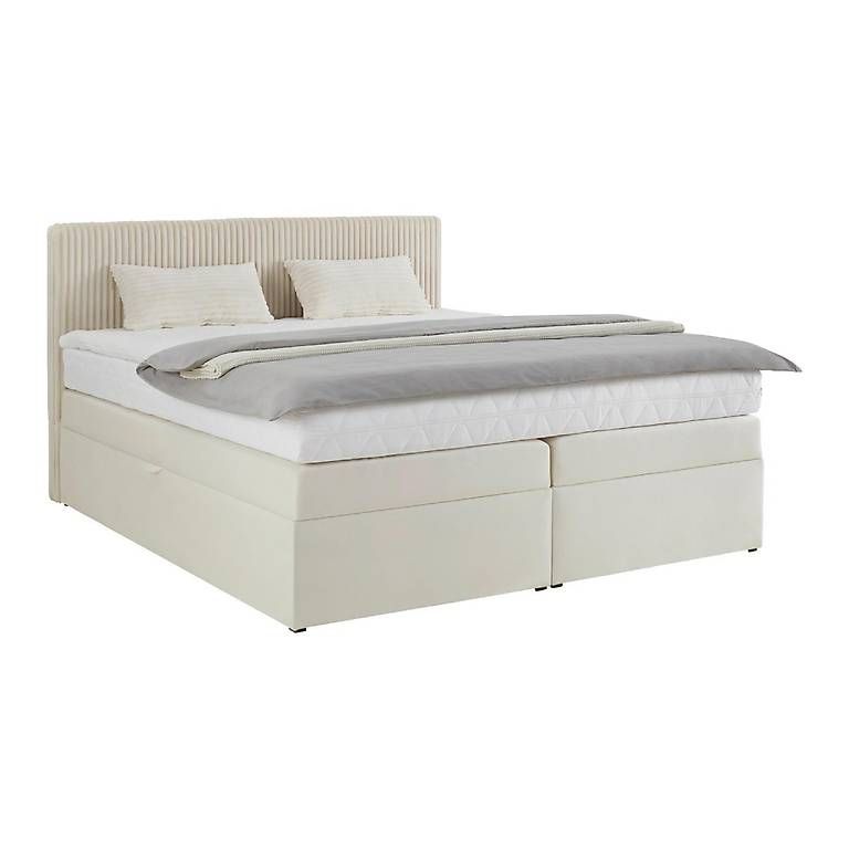 Letti: Boxspringbett beige - 160 x 200 cm – Nuovo e nell'imballaggio originale da Domat/Ems venduto da samiramia