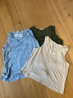 3er Set Leinen Tops, Grösse L