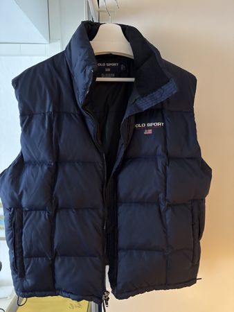 Ralph Lauren gilet doudoune bleu marine 