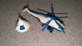 DINKY toys Sea King Helicopter mit Raumkapsel