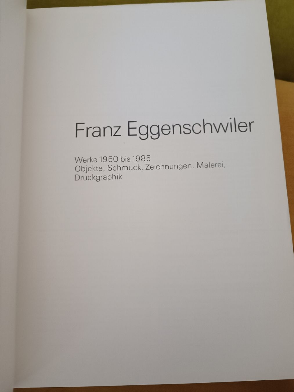 Libri: Franz Eggenschwiler - Handsigniertes Buch – Usato da Menziken venduto da Artographs 2