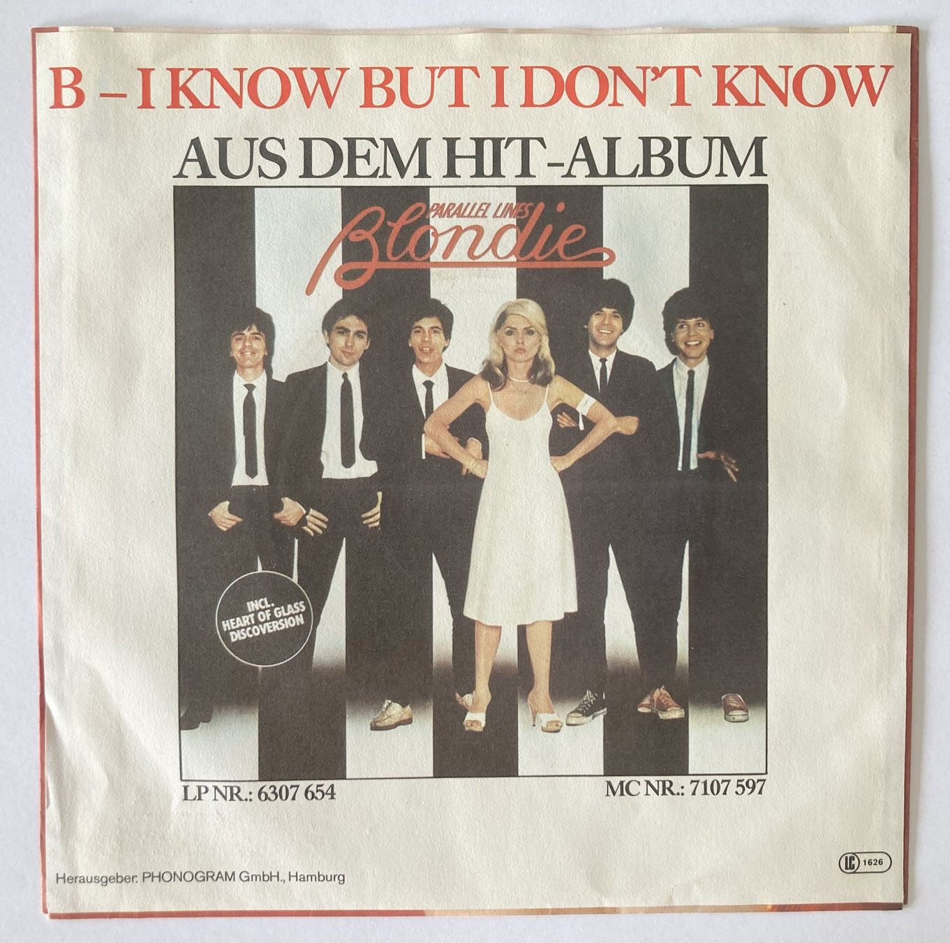 Dischi in vinile: BLONDIE - SUNDAY GIRL – Usato da Bottens venduto da hotter-than-hell 1