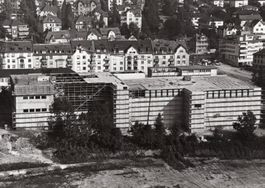 St. Gallen Olma. Bau der Halle 1 1981