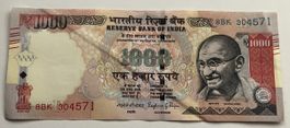 Indien 1000 Rupees 2016