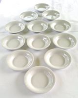 12 weisse Suppenteller Langenthal M Durchmesser 18cm