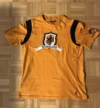 Holland T-Shirt Orange Vintage Fussball Rarität Gr. S