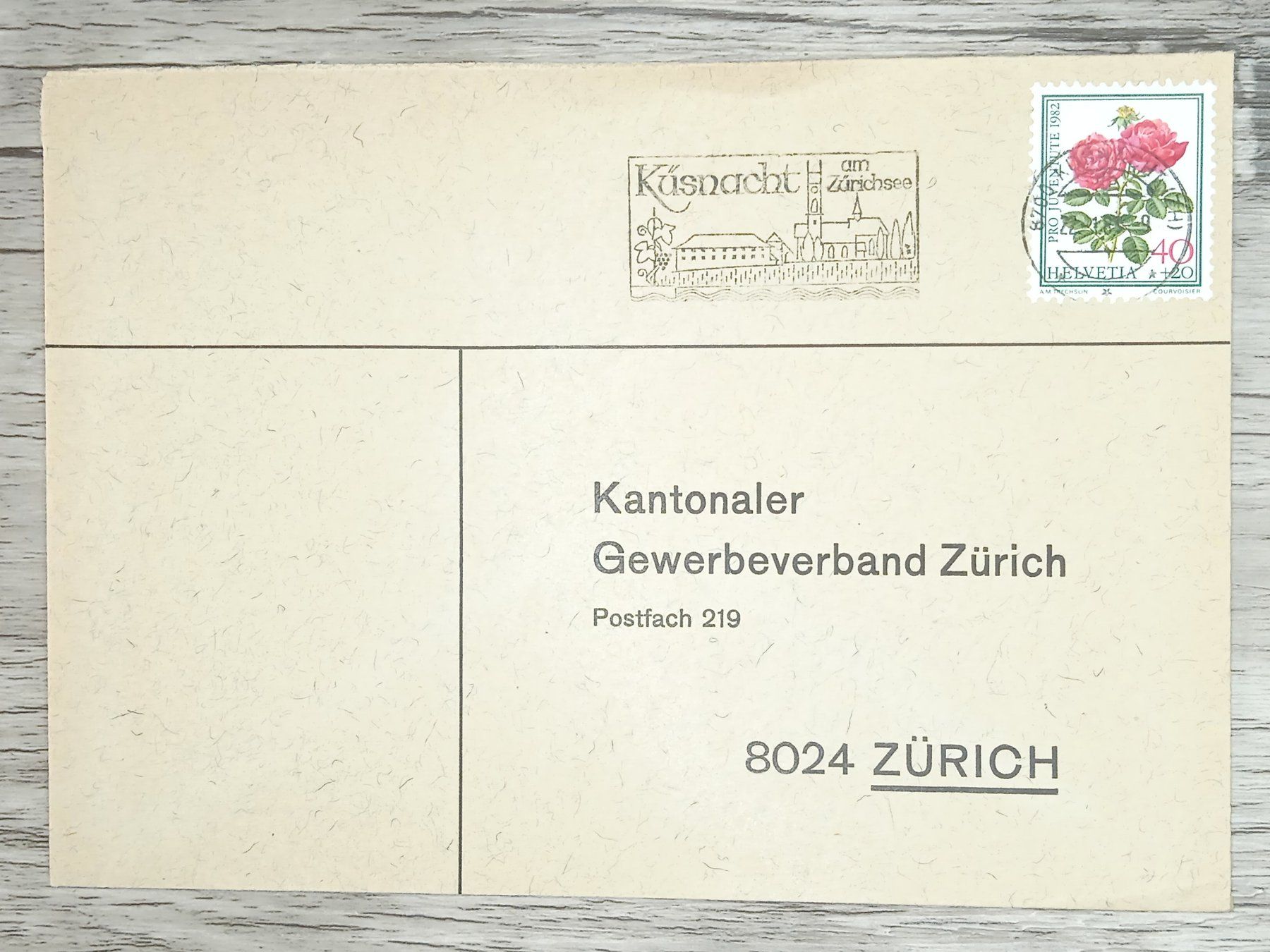 Tutti i francobolli: TR17 Enveloppe + Timbre Suisse 1983 – Usato da Cousset venduto da Patrick_Collections