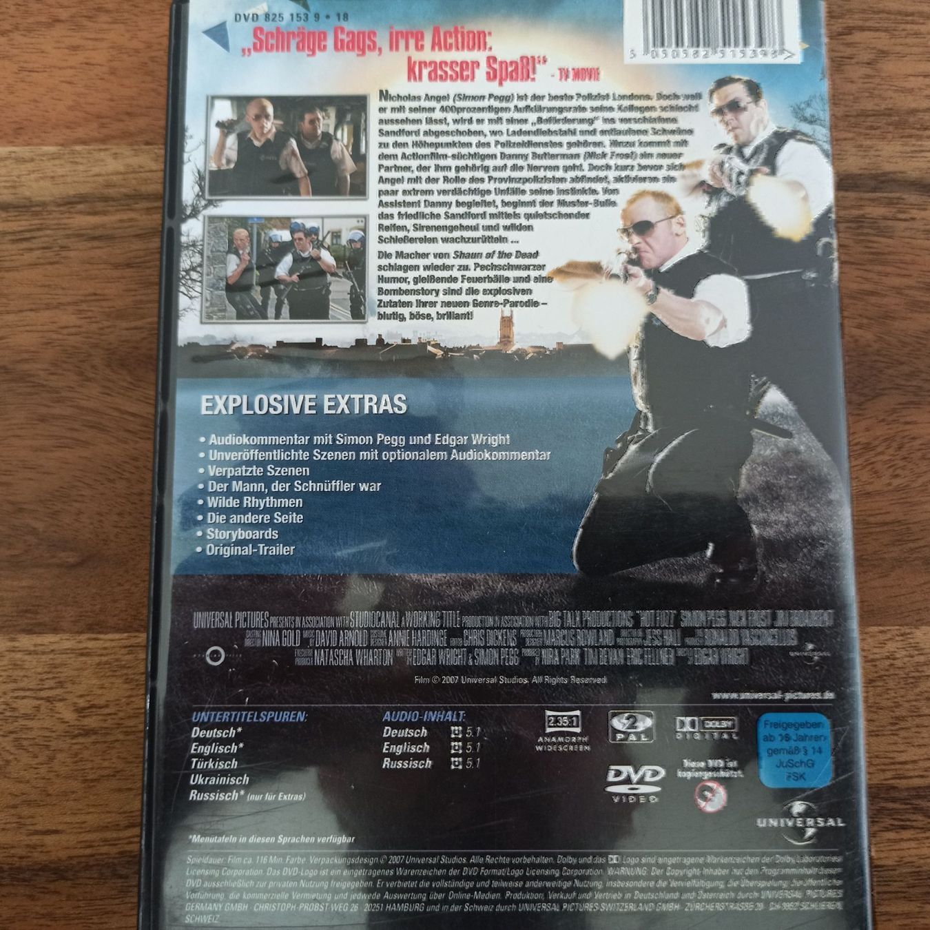 Tutti i DVDs: Hot Fuzz – Usato da Dübendorf venduto da kb86_MOVIE 1