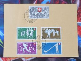 CL33 Document + Timbre Suisse 1951