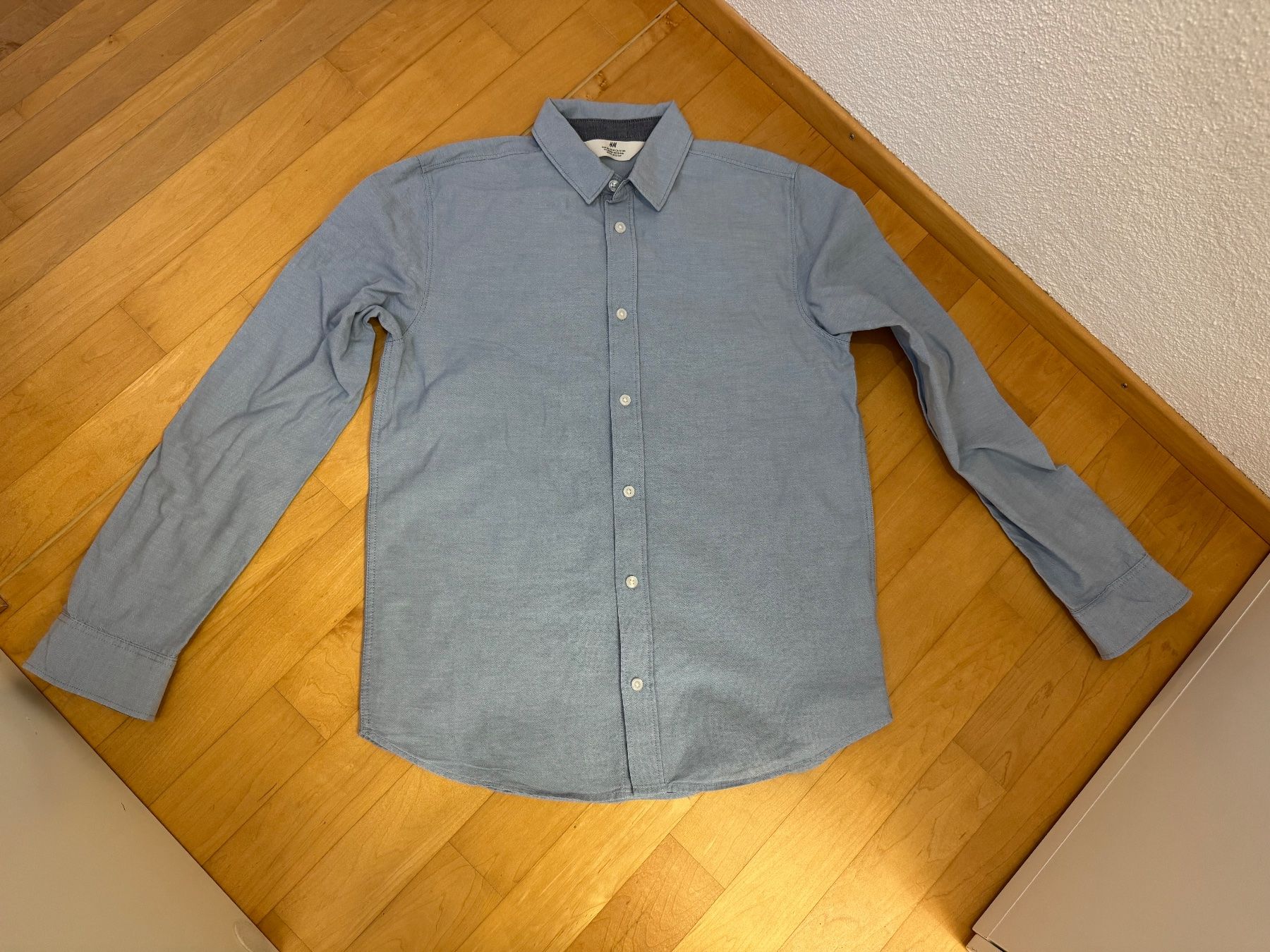 H&M Hemden, T-Shirts & Polos: Hemd blau, Gr. 164 von H&M – Neu (gemäss Beschreibung) aus Uster von Niamgro