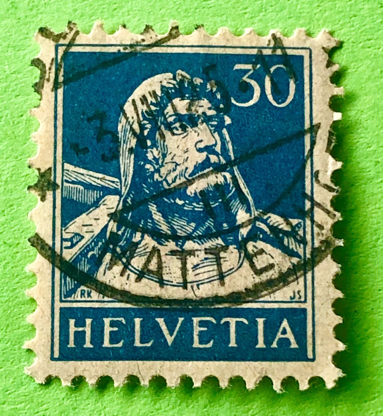 Tutti i francobolli: Nr.160 Wilhelm Tell GESTEMPELT    – Usato da Aarau venduto da Billa007