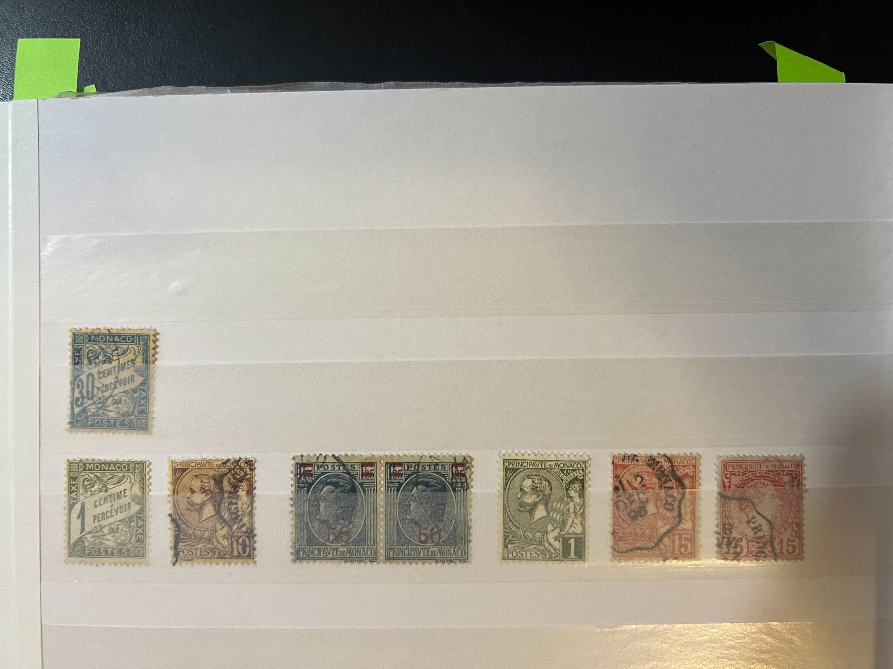 Tutti i francobolli: () 7 timbres Monaco anciens – Usato da Lausanne venduto da ffhoud