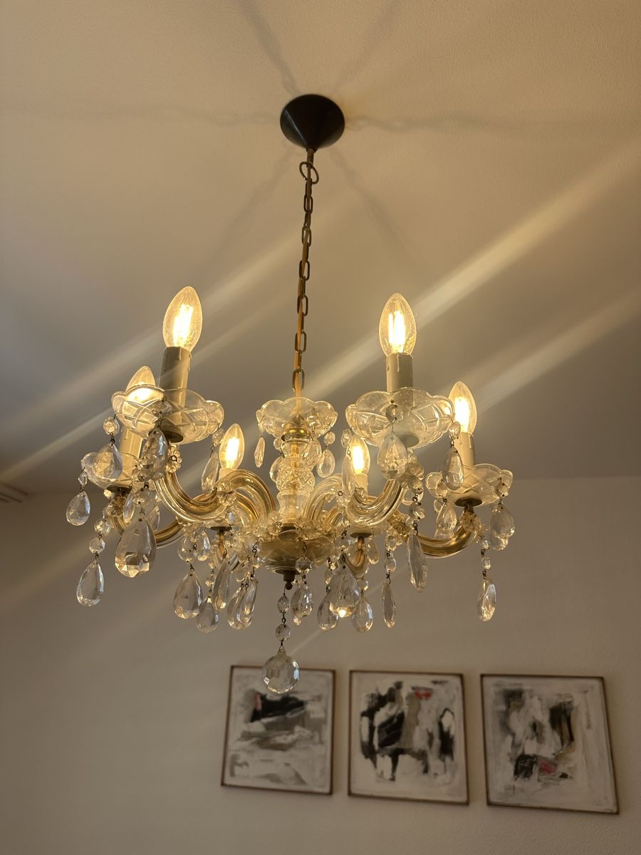 Lampadari & plafoniere: Kristall Deckenleuchter  – Usato da Chur venduto da Monbijou26 1