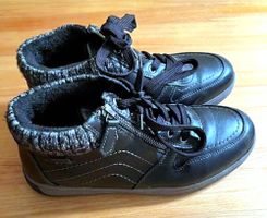 Stiefeletten 39 Schwarz mit Reißverschluss