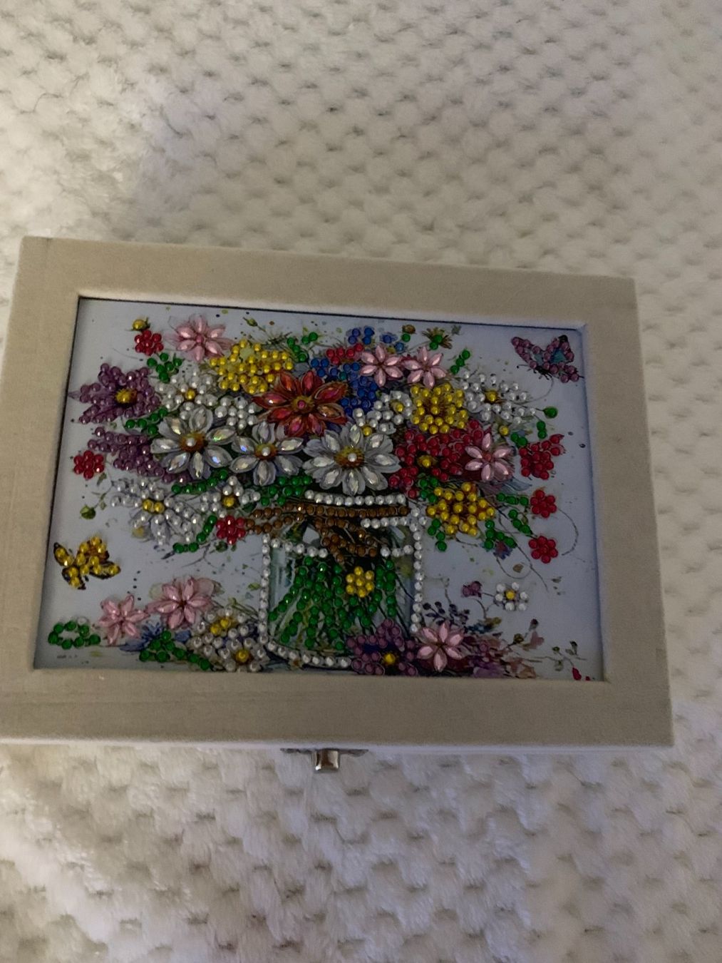 Schmuckkästen: Schmuckbox mit Glitzersteinchen – Neu und originalverpackt aus Niederwangen BE von gerberso