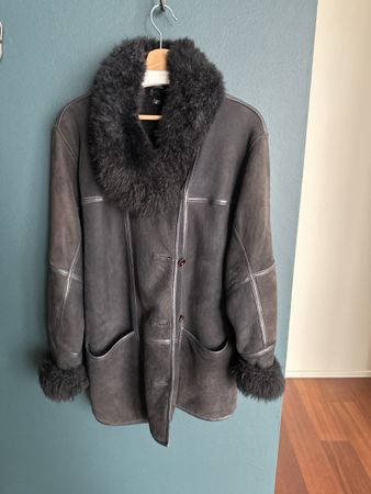 Echte Lammfelljacke (Knight of New Zealand) hochwertig/warm