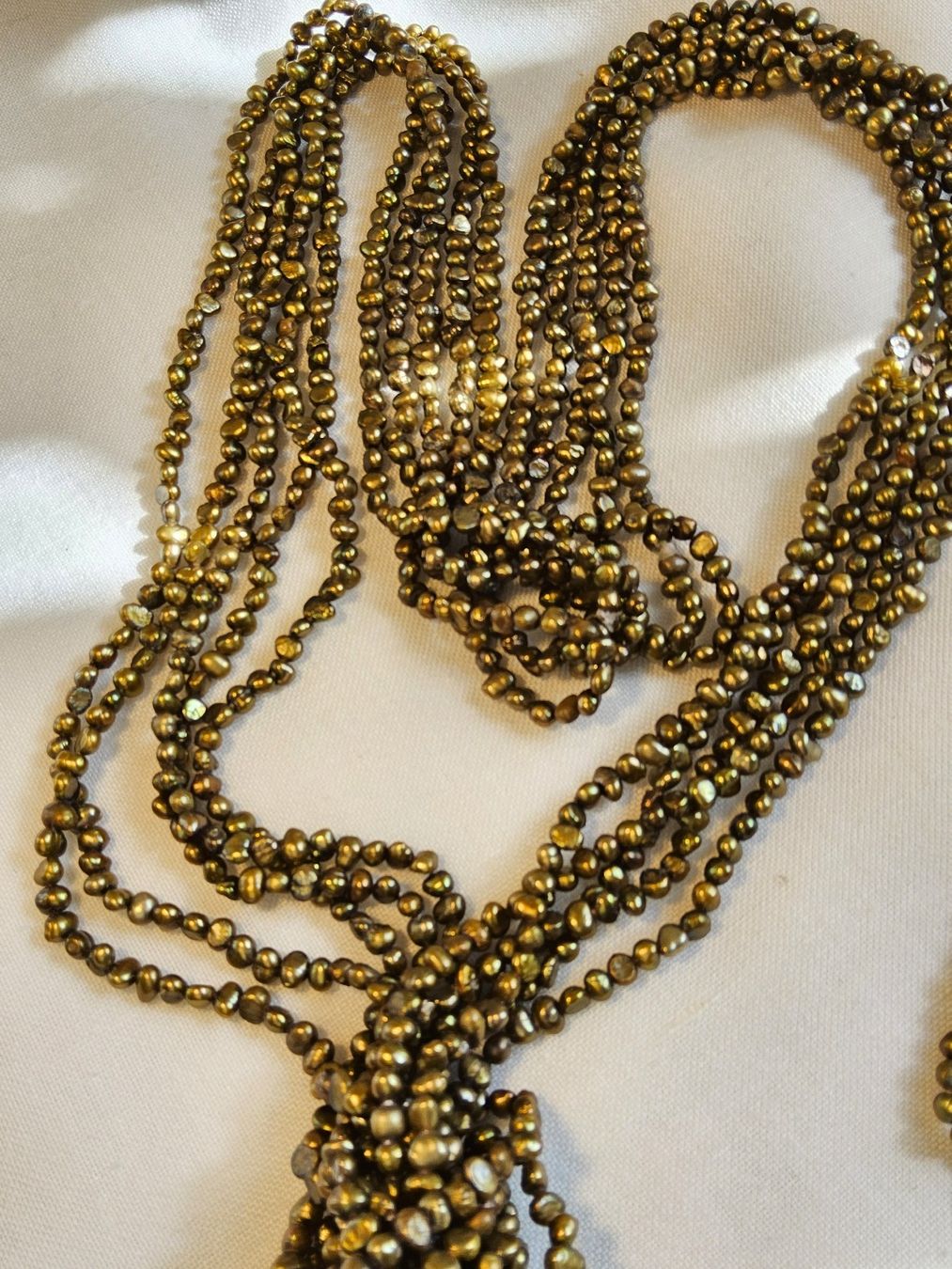 Catenine: Mehrsträngige Kaltwasserperlen Kette – Usato da Zürich venduto da sanwit 1