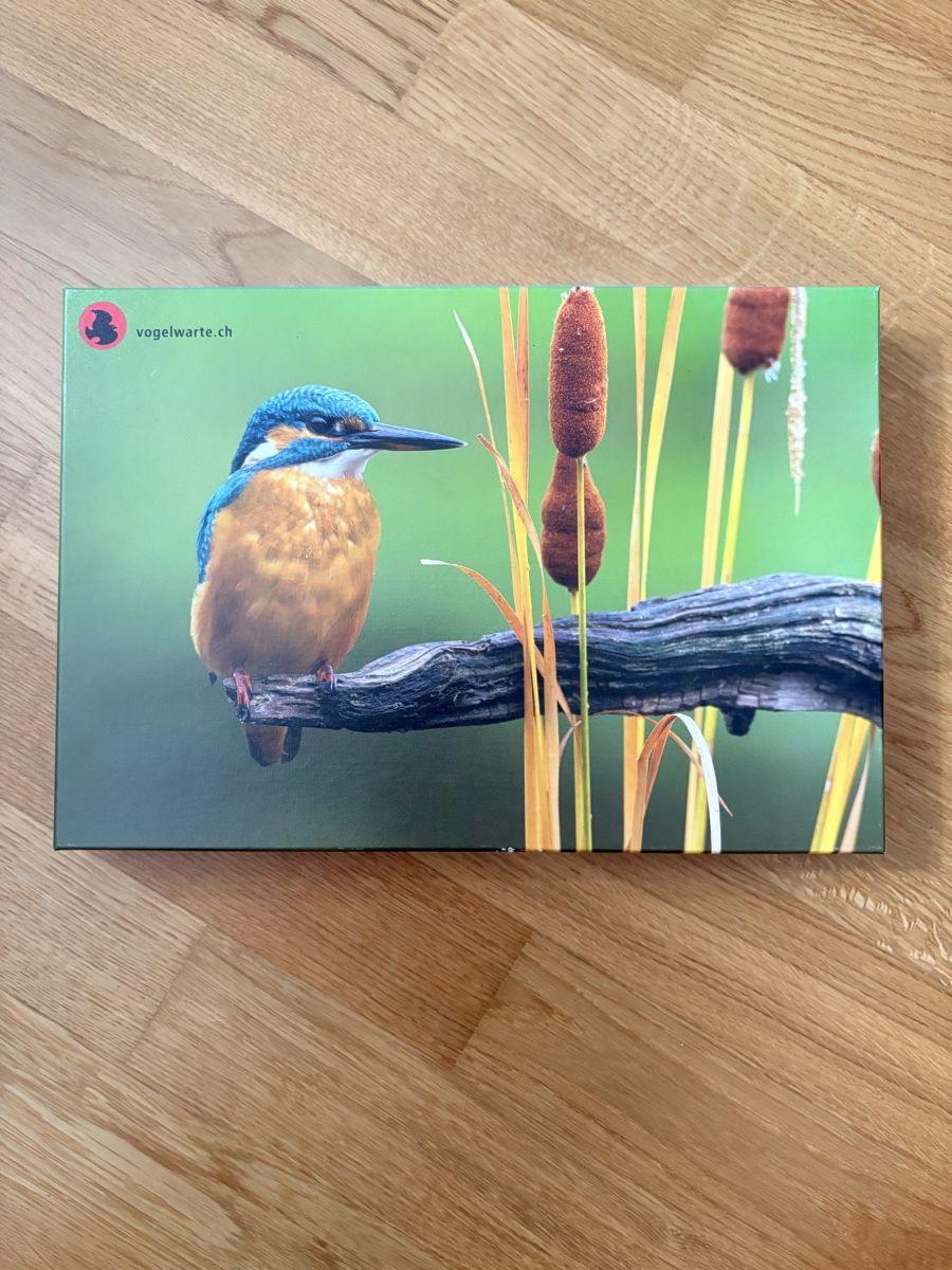 Puzzles: Vogelwarte Eisvogel puzzle 1000 teile – Gebraucht aus Zürich von Kumamon