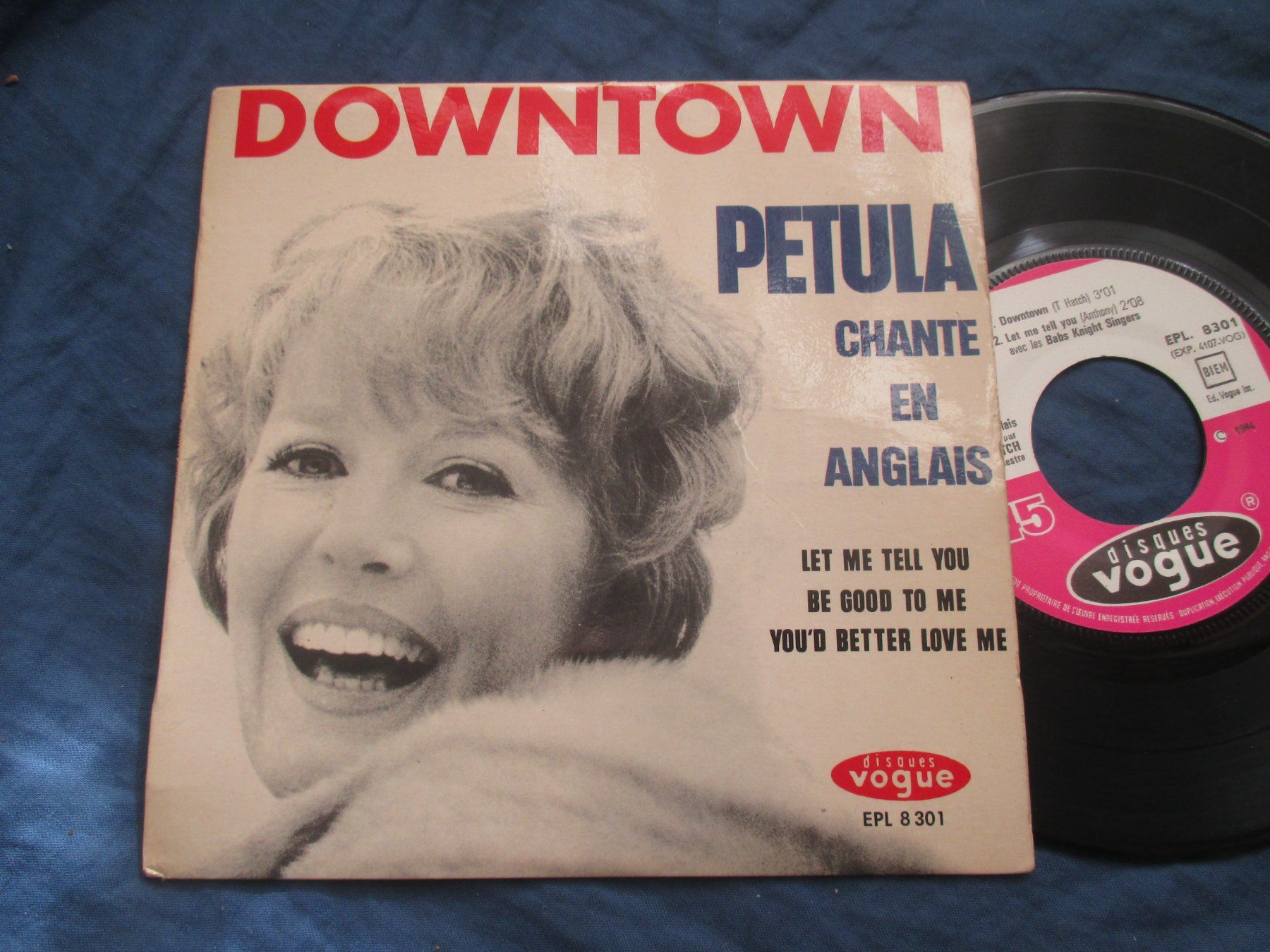 Dischi in vinile: Petula Clark EP Downtown – Usato da Colombier NE venduto da nene288