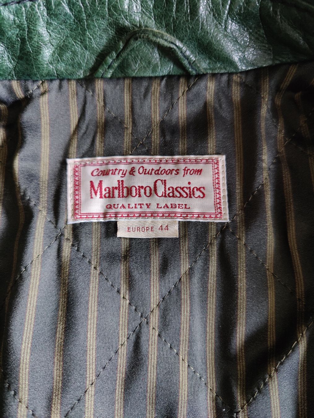 Cappotti: Ledermantel grün Marlboro Classics Vintage – Usato da Rüdlingen venduto da Lizzard 3