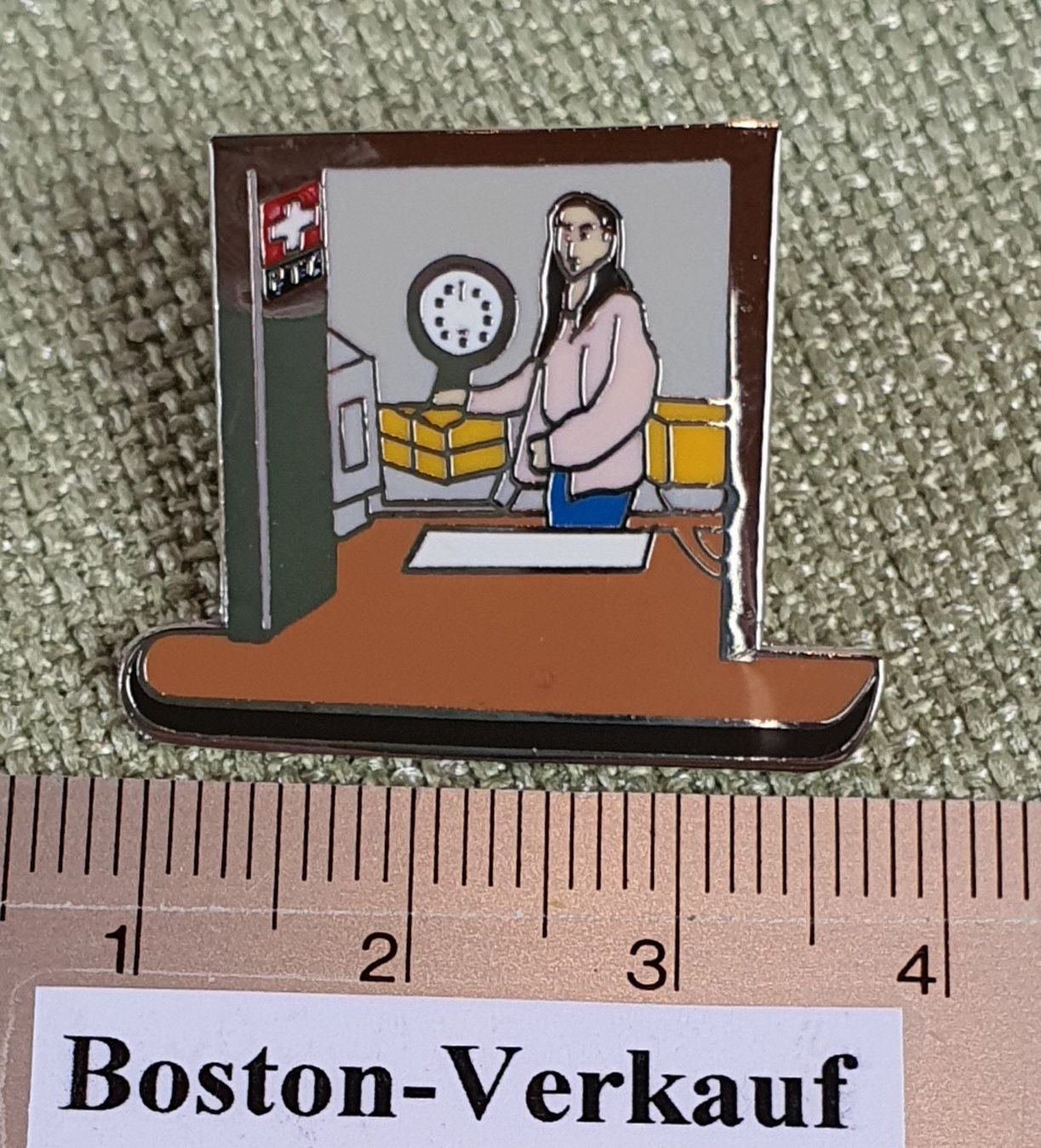 Spille: A458 - Pin PTT Paket Schalter - Die Post – Usato da Reinach BL venduto da Boston-Verkauf 1