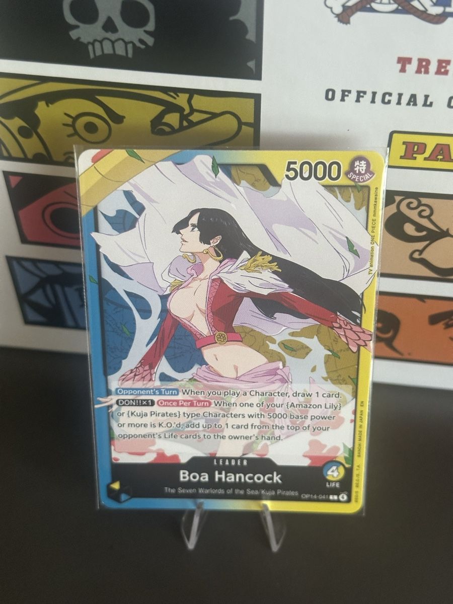 Bandai Carte collezionabili: One Piece Card Boa Hancock Leader – Nuovo (secondo la descrizione) da Luzern venduto da LuzernTCGLab