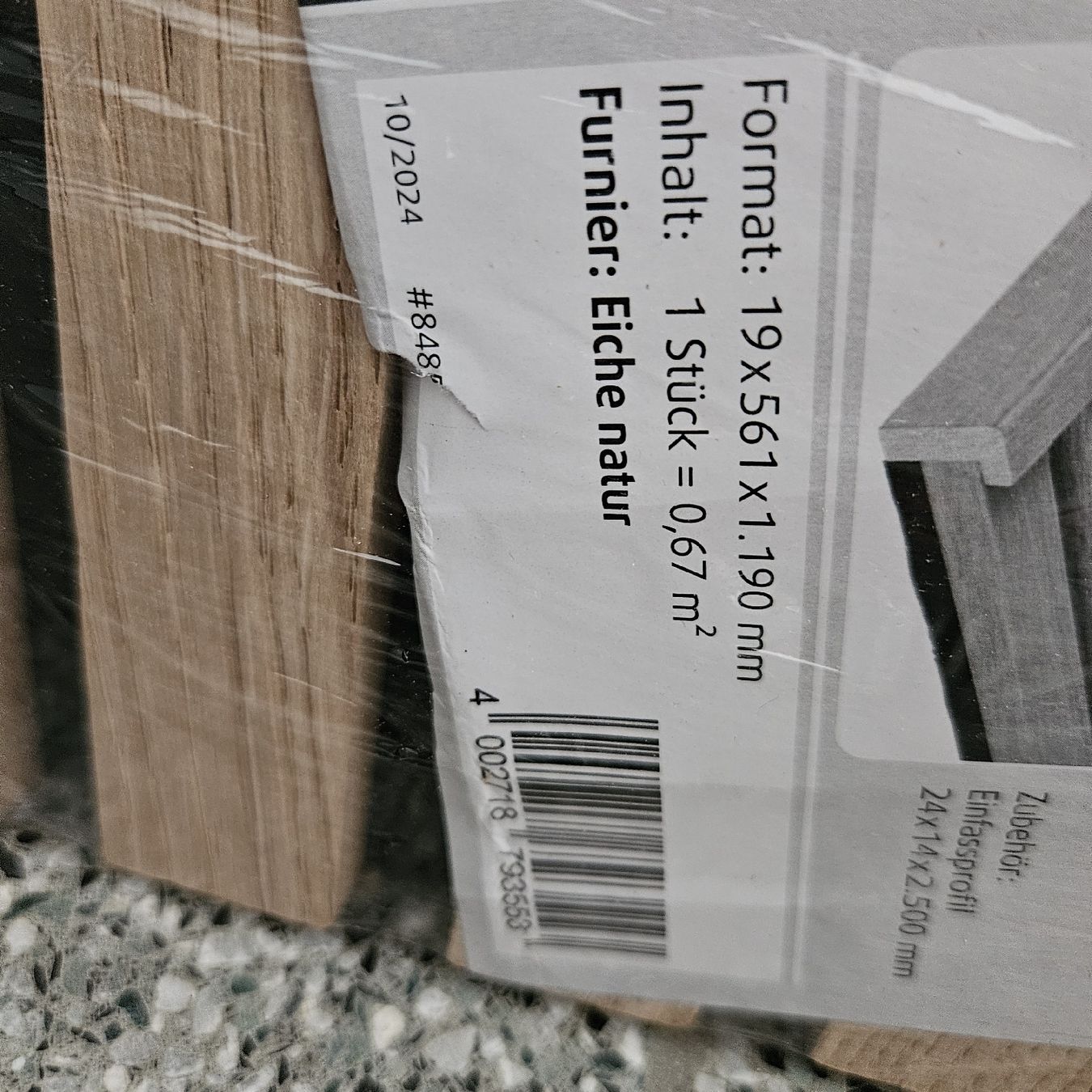 Altri accessori: Akustik Wandpaneel Eiche Optik - Neu und Originalverpackt – Nuovo (secondo la descrizione) da Herrliberg venduto da daki0017 2